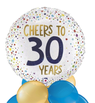 Cheers to 30 Years Balloon
