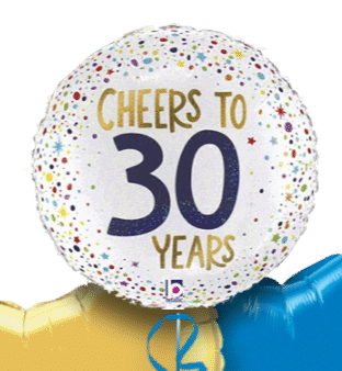 Cheers to 30 Years Balloon