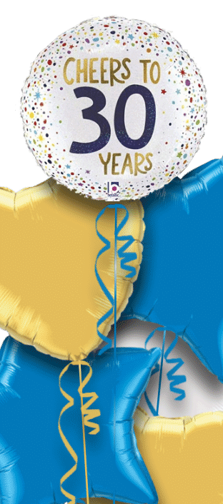 Cheers to 30 Years Balloon