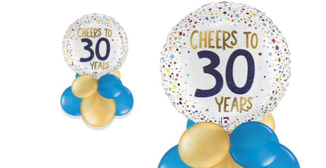 Cheers to 30 Years Balloon