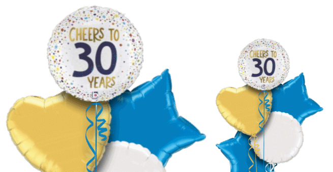 Cheers to 30 Years Balloon