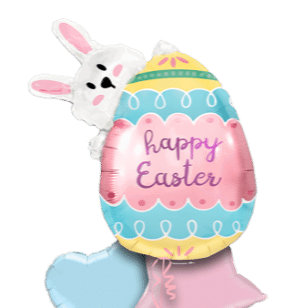 Easter Egg and Bunny Balloon