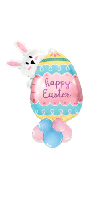 Easter Egg and Bunny Balloon