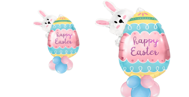 Easter Egg and Bunny Balloon