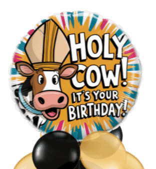 Holy Cow It's Your Birthday Balloon