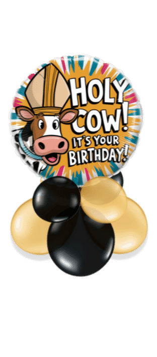 Holy Cow It's Your Birthday Balloon