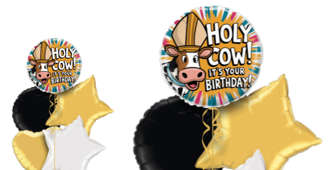 Holy Cow It's Your Birthday Balloon