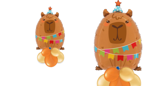 Birthday Capybara Balloon