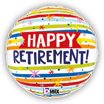 Happy Retirement Stripes