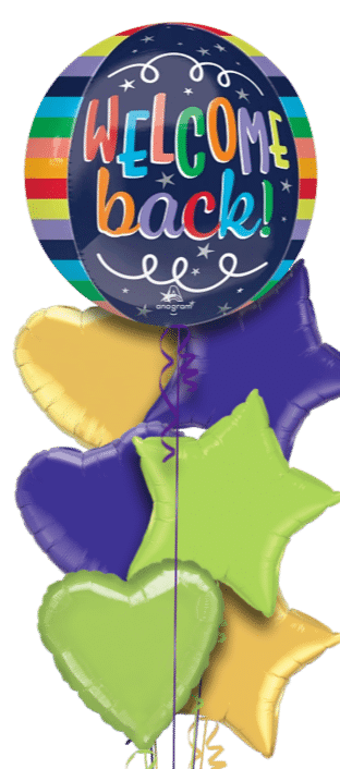 Welcome Back Orbz Balloon
