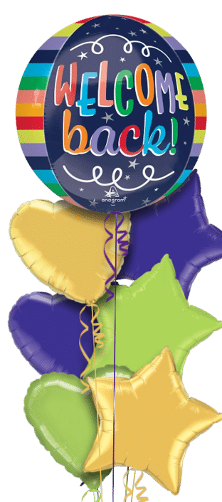 Welcome Back Orbz Balloon