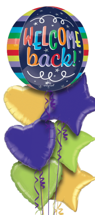 Welcome Back Orbz Balloon