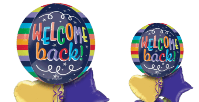 Welcome Back Orbz Balloon