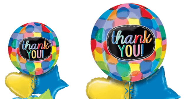 Thank You Orbz Balloon