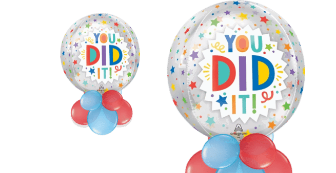 You Did It Orbz Balloon