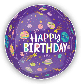 Birthday Space Planets Orbz