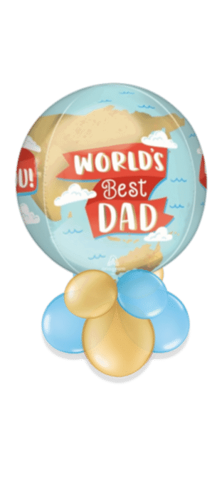 Worlds Best Dad Orbz Balloon