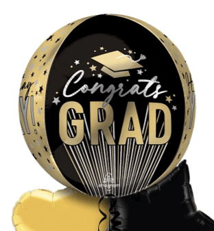 Congrats Grad Orbz Balloon