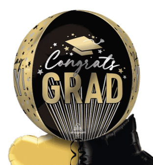 Congrats Grad Orbz Balloon