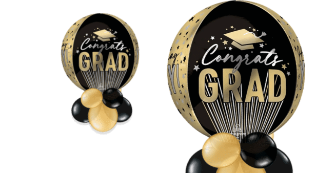 Congrats Grad Orbz Balloon