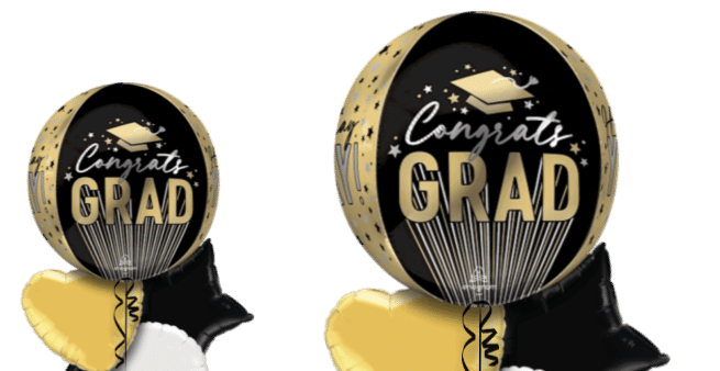 Congrats Grad Orbz Balloon