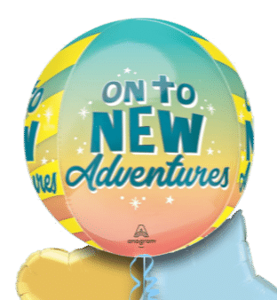 On To New Adventures Orbz Balloon