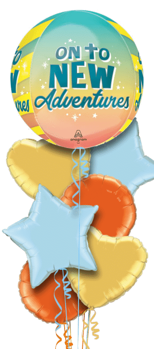 On To New Adventures Orbz Balloon