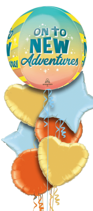 On To New Adventures Orbz Balloon