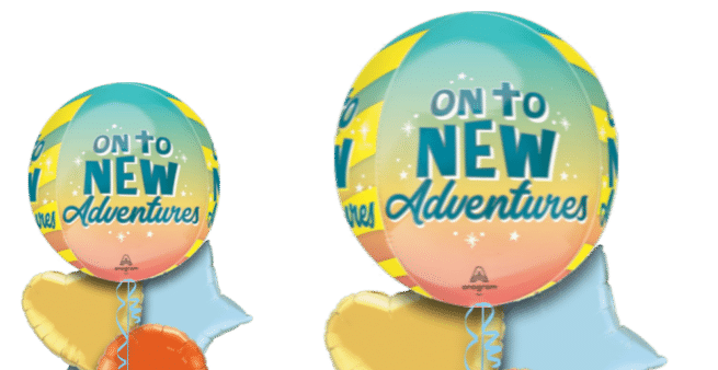 On To New Adventures Orbz Balloon