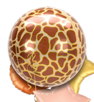 Giraffe Print Orbz Balloon