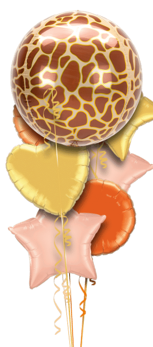 Giraffe Print Orbz Balloon