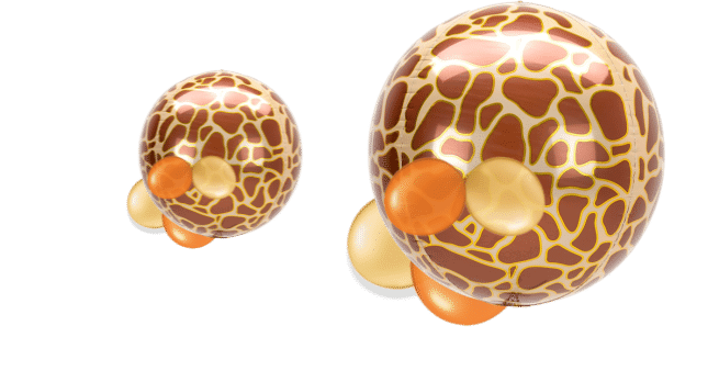 Giraffe Print Orbz Balloon