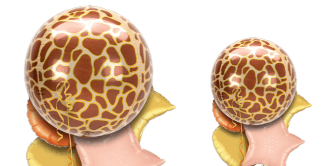 Giraffe Print Orbz Balloon