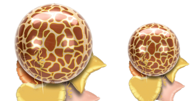 Giraffe Print Orbz Balloon