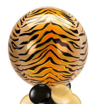 Tiger Print Orbz Balloon