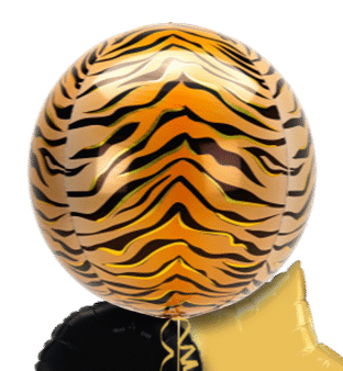 Tiger Print Orbz Balloon
