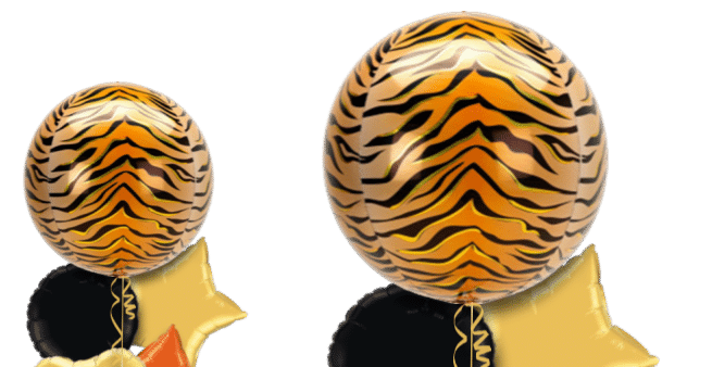 Tiger Print Orbz Balloon
