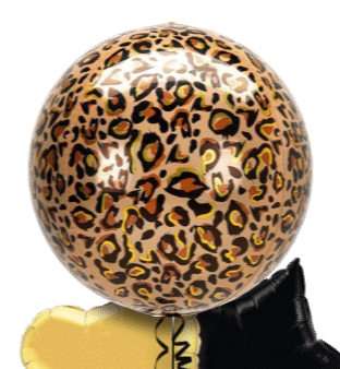 Leopard Print Orbz Balloon