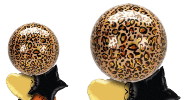 Leopard Print Orbz Balloon