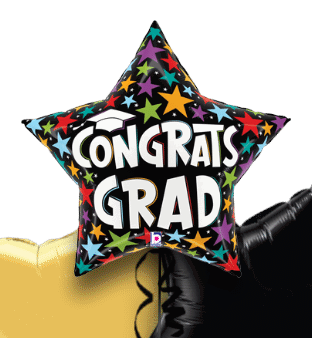 Congrats Grad Star Balloon