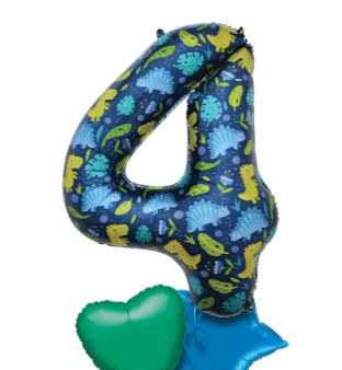 Dinosaurs No 4 Balloon
