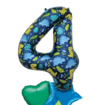 Dinosaurs No 4 Balloon