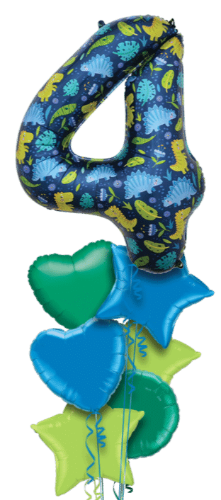 Dinosaurs No 4 Balloon