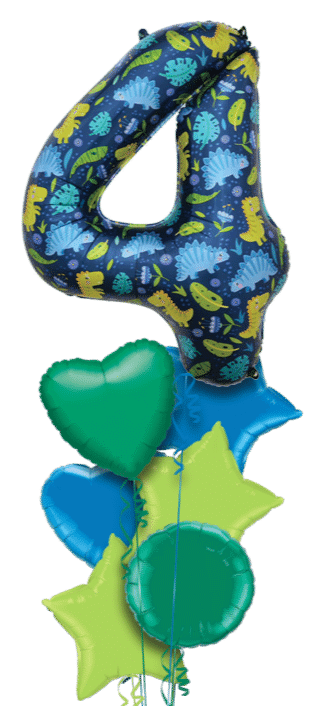 Dinosaurs No 4 Balloon