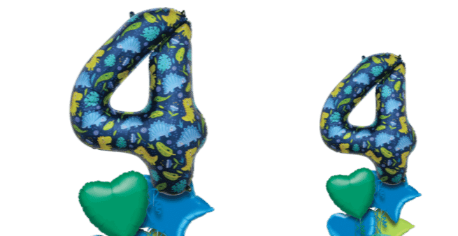 Dinosaurs No 4 Balloon