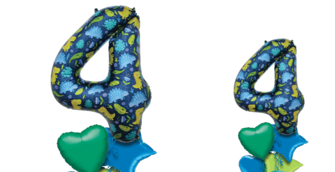 Dinosaurs No 4 Balloon