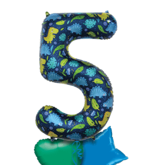Dinosaurs No 5 Balloon