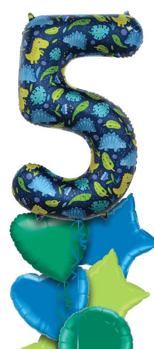 Dinosaurs No 5 Balloon
