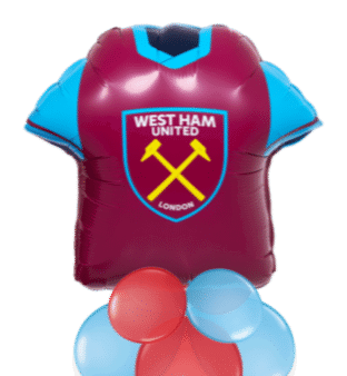 West Ham Football Shirt Balloon