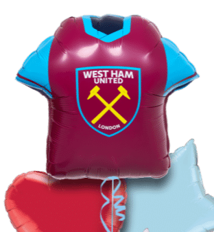 West Ham Football Shirt Balloon